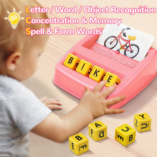 NARRIO letter cubes eight with tray for word building