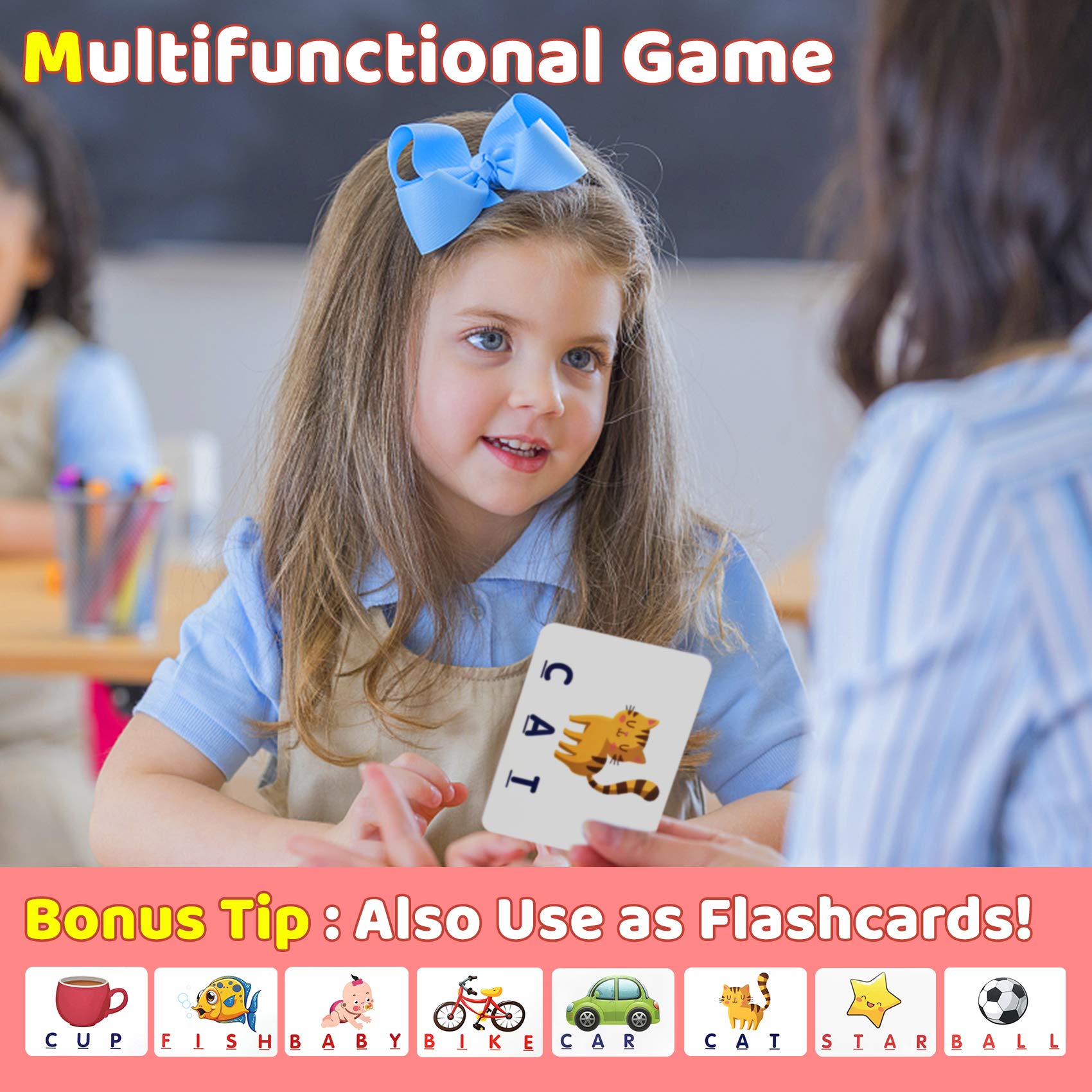 NARRIO word card slot used for letter matching activities