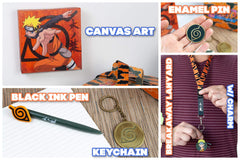 Naruto Looksee Box ink pen with ninja-inspired writing flair.