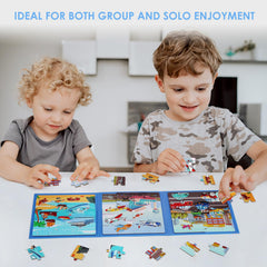 NASHRIO strong magnets prevent losing pieces on the go
