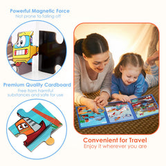 NASHRIO travel-book design keeps pieces secure during flights