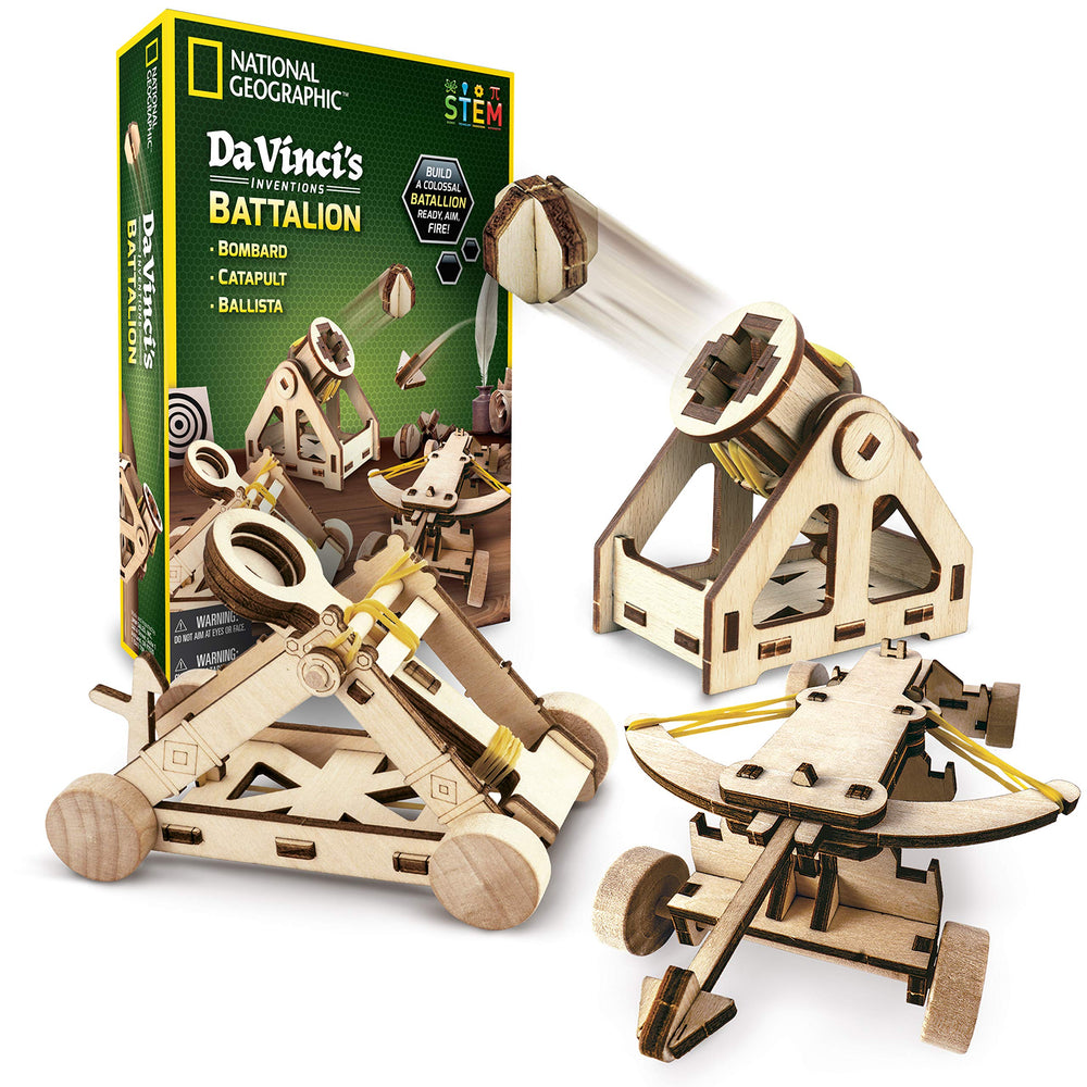 National Geographic Da Vinci instruction manual guiding easy step-by-step assembly.