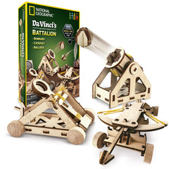National Geographic Da Vinci instruction manual guiding easy step-by-step assembly.