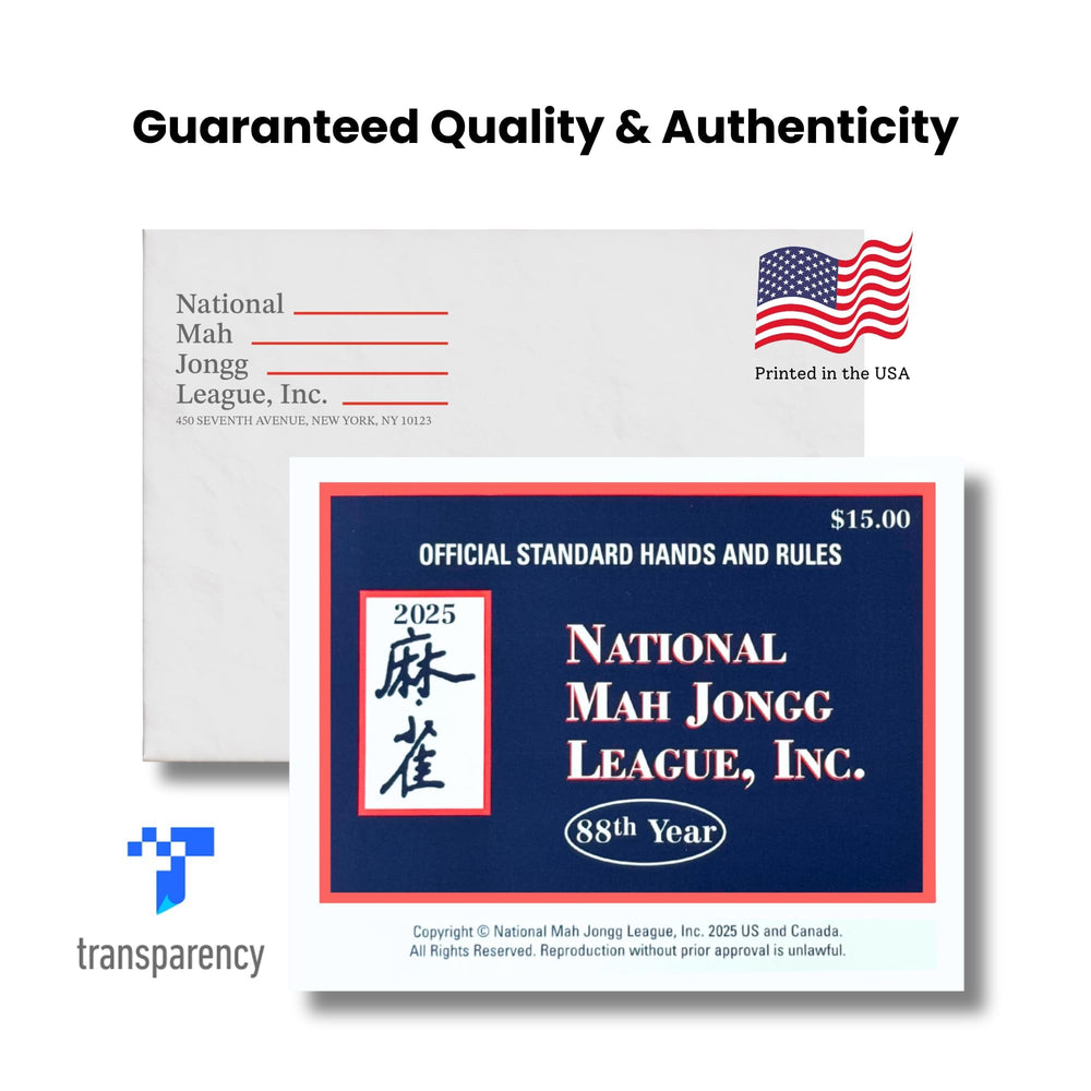 National Mah Jongg League 2025 cards key hands illustration aids learning