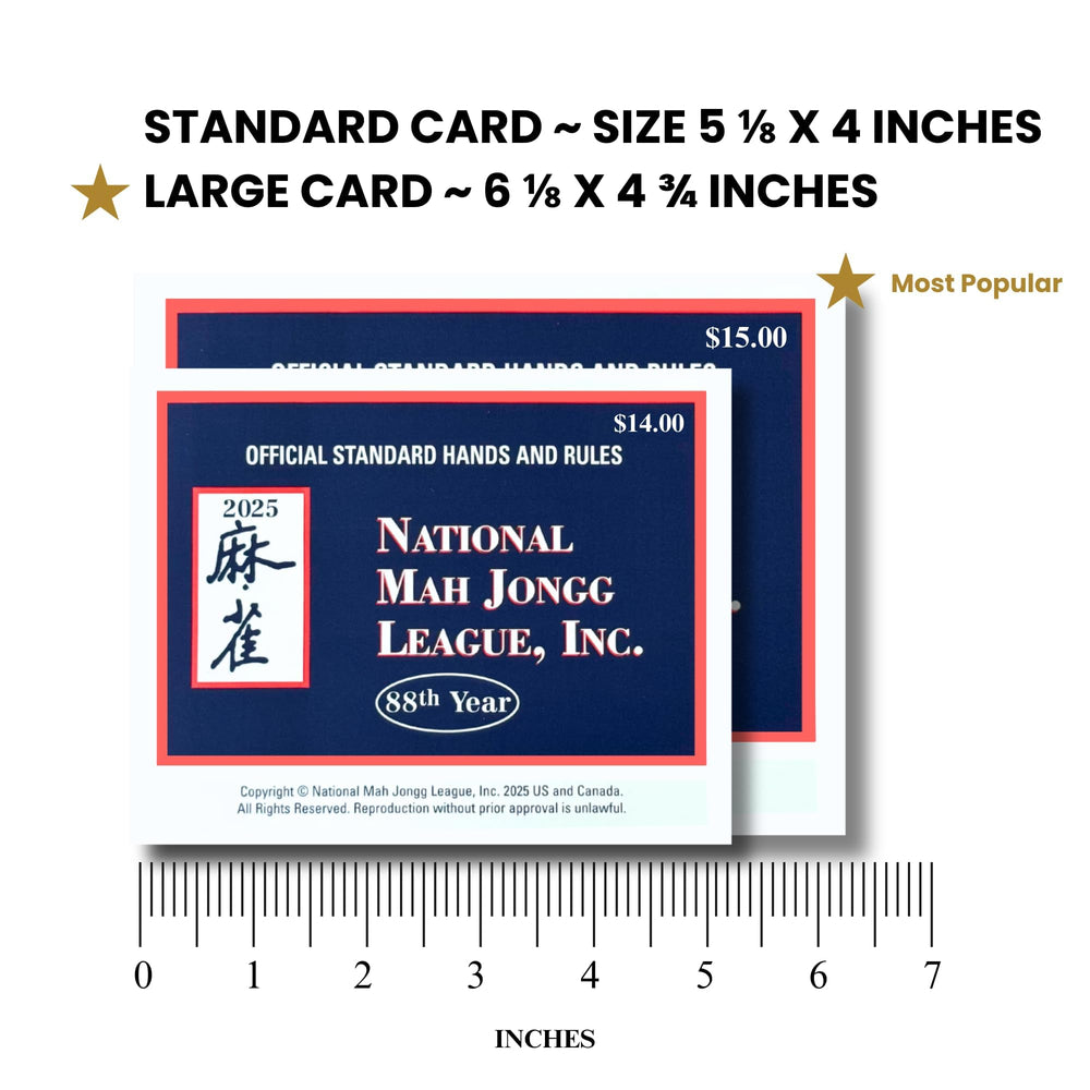 National Mah Jongg League 2025 cards tournament guide image emphasizes hands and scoring
