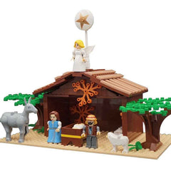 Nativity Bricks Ultimate Play Set Mary and Joseph with Baby Jesus for storytelling