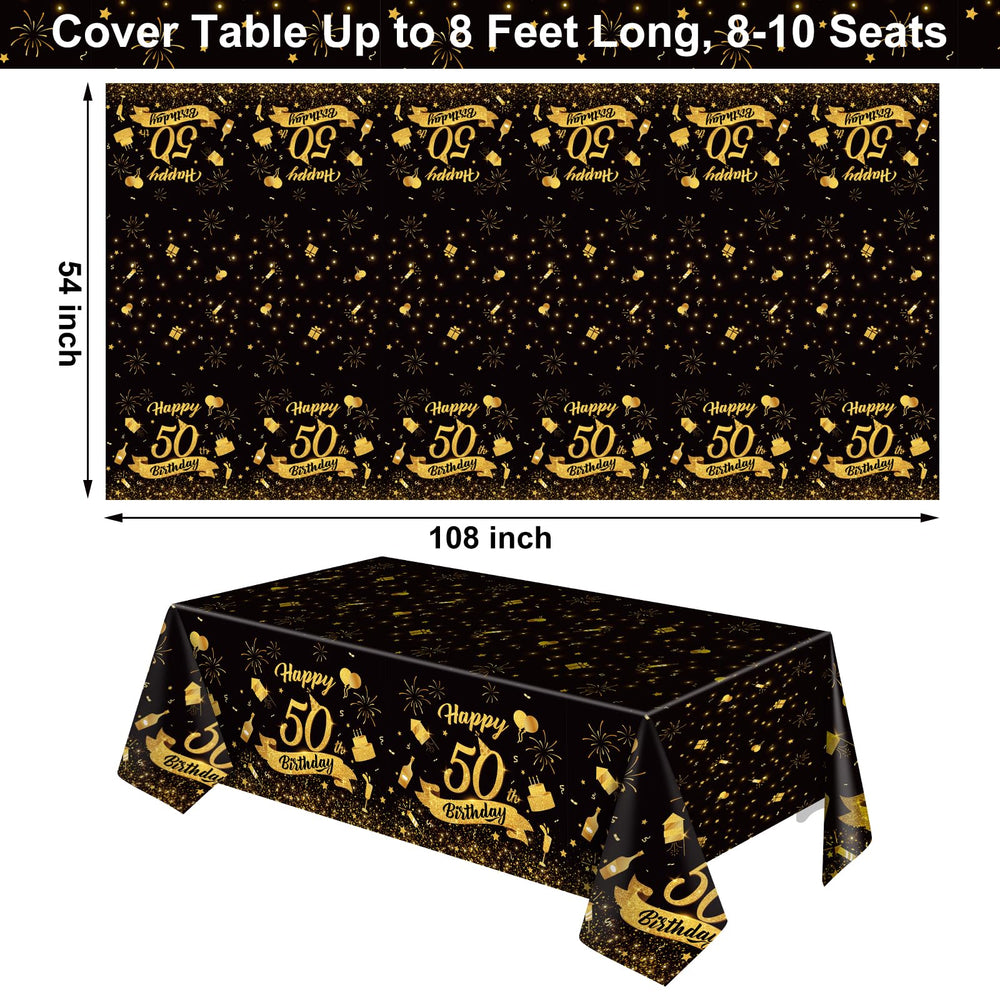 NatNarr disposable birthday tablecloth easy to clean after the celebration