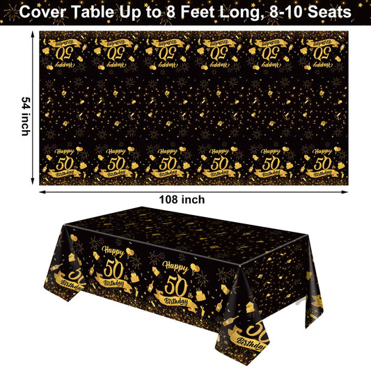 NatNarr disposable birthday tablecloth easy to clean after the celebration