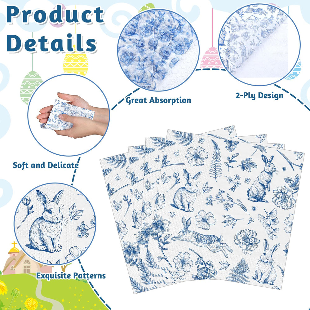 NatNarr double-layer paper napkins for soft feel and superior absorbency.