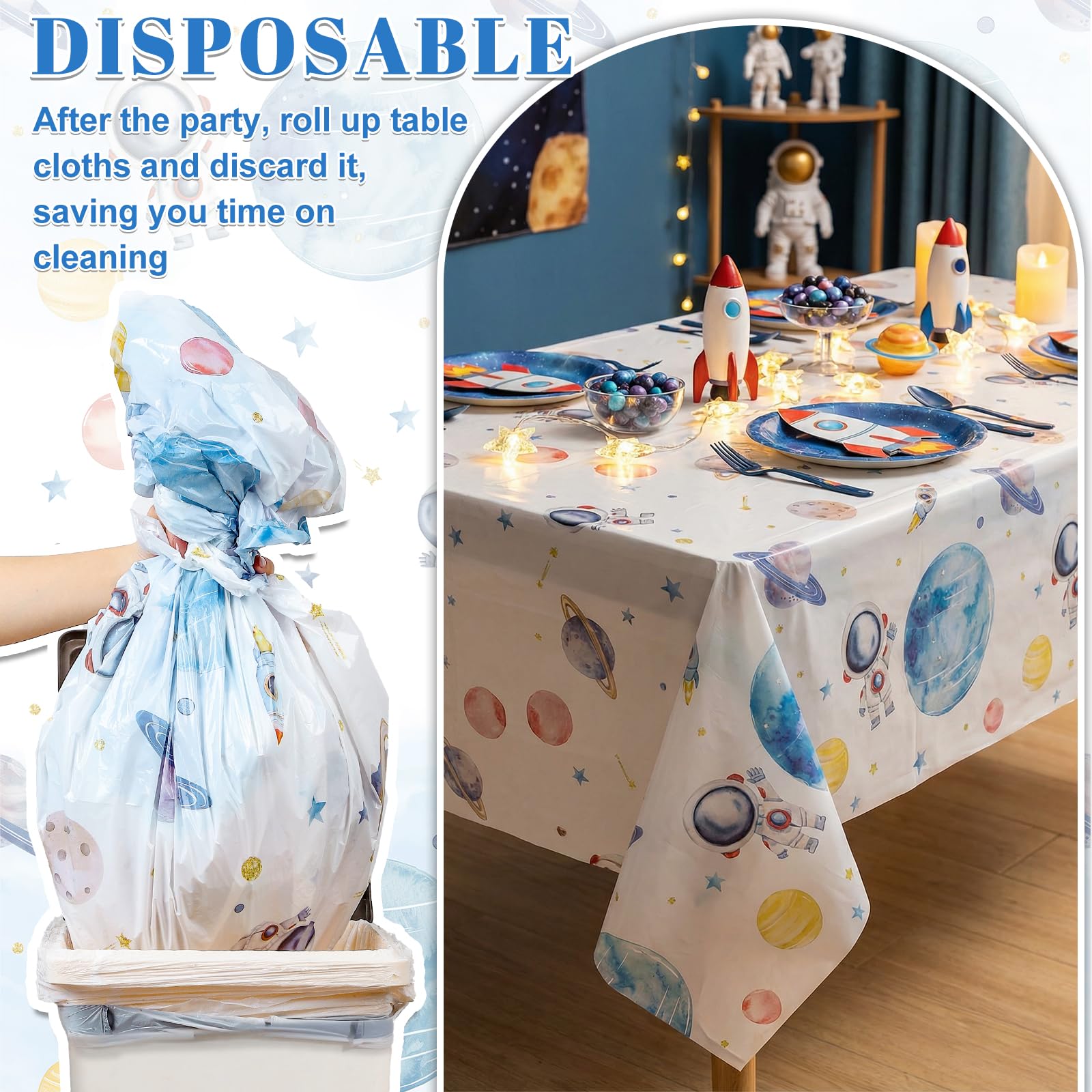 NatNarr three-pack simplifies coordinated table setup and quick cleanup.