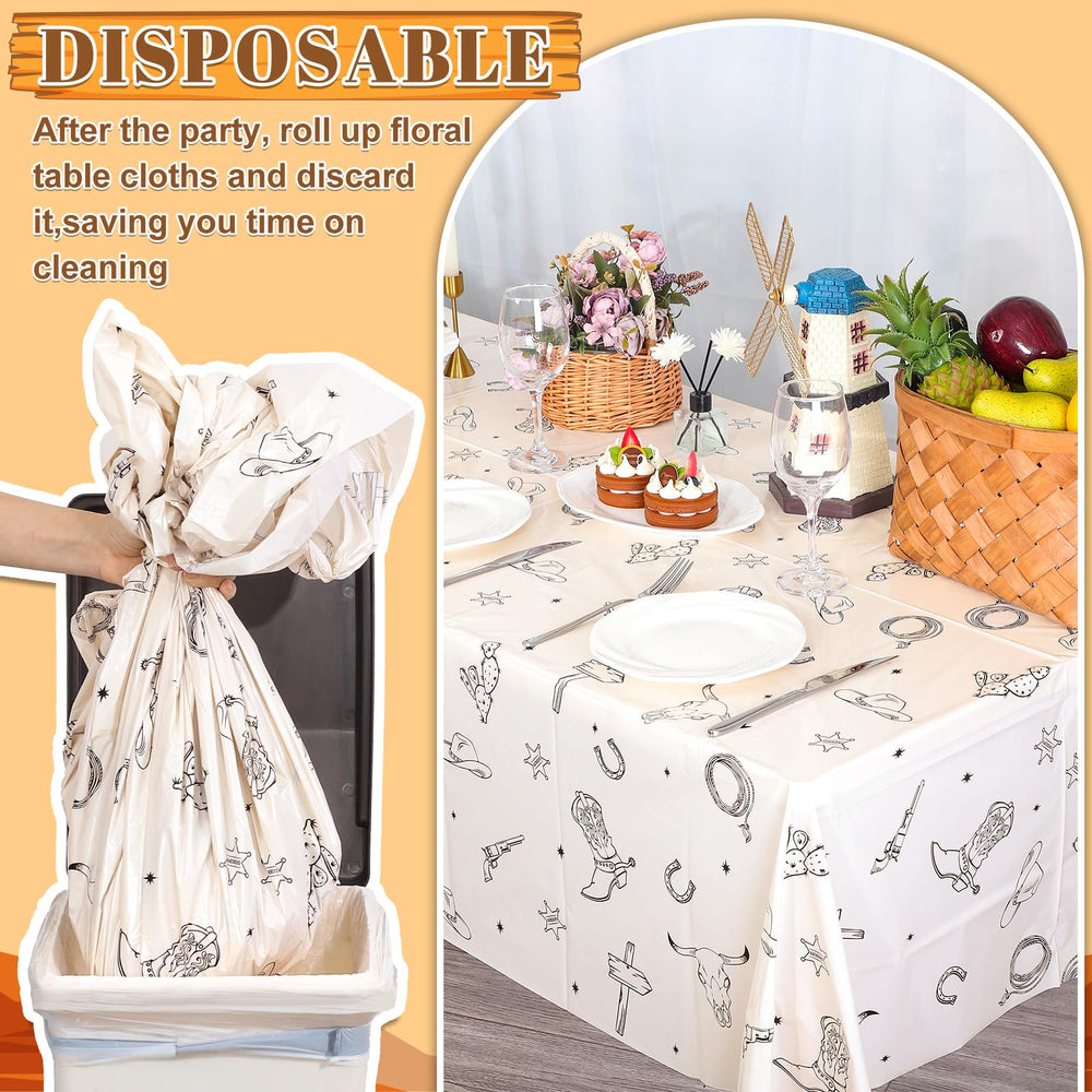 NatNarr Easy cleanup after events with roll-and-toss disposal