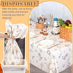 NatNarr Easy cleanup after events with roll-and-toss disposal