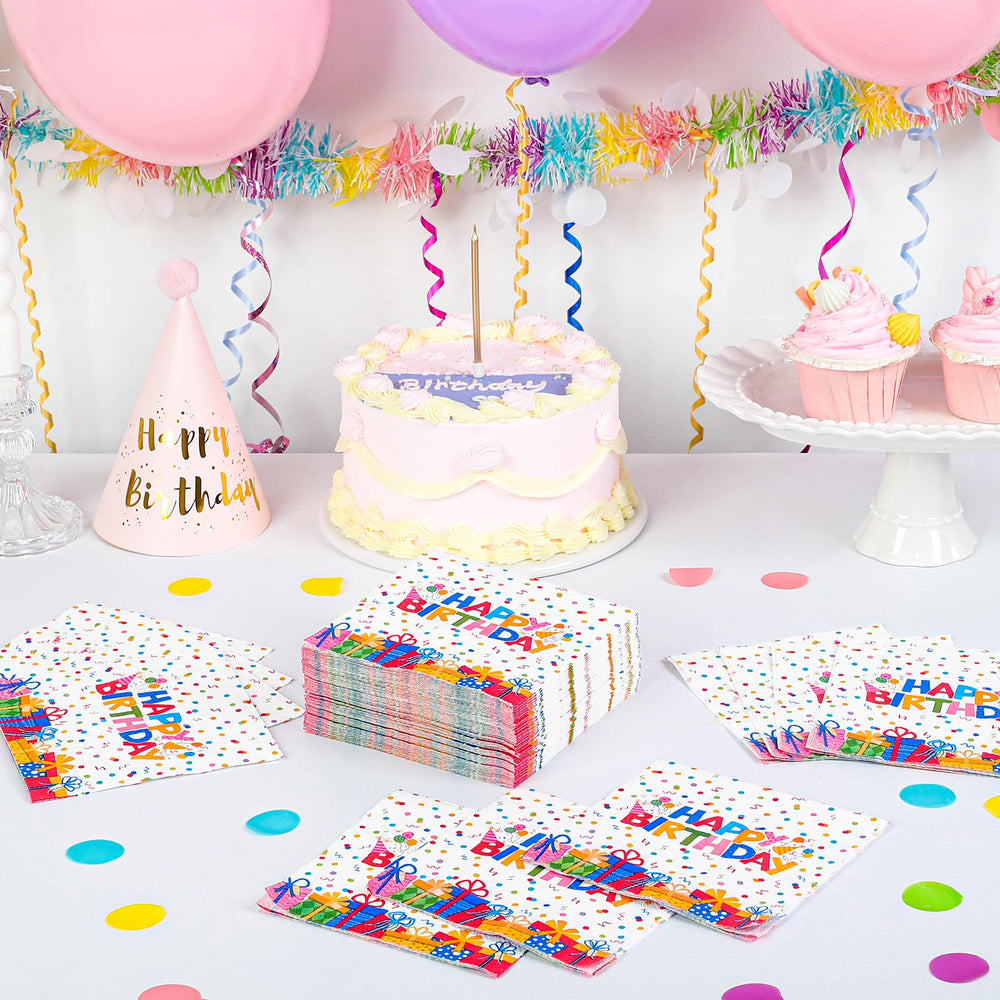 NatNarr 10x10 inch unfolded napkins cover surfaces during celebrations