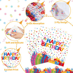 NatNarr double-layer napkins offer soft touch and absorbency for spills