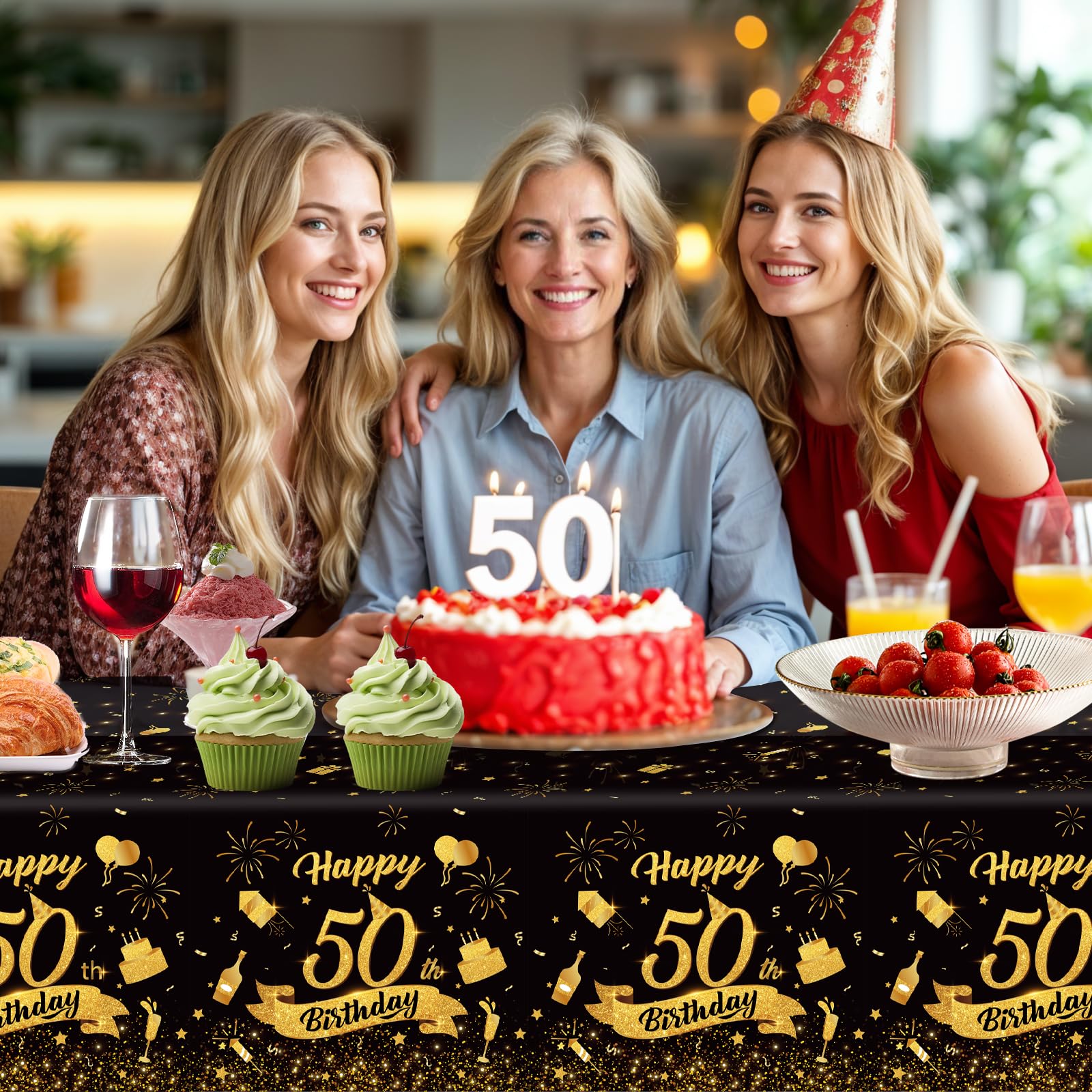 NatNarr pack of 3 tablecloths provides complete event coverage