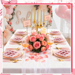 NatNarr valentines napkins good water absorption helps quick cleanup after toasts.