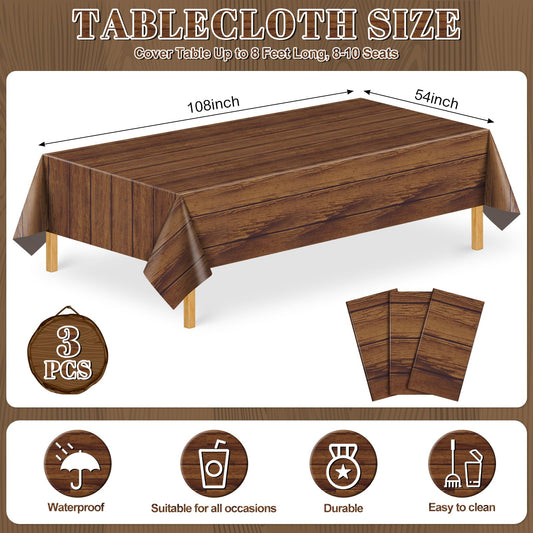NatNarr wood grain texture close-up shows durable PE surface and easy cleanup.