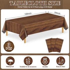 NatNarr wood grain texture close-up shows durable PE surface and easy cleanup.