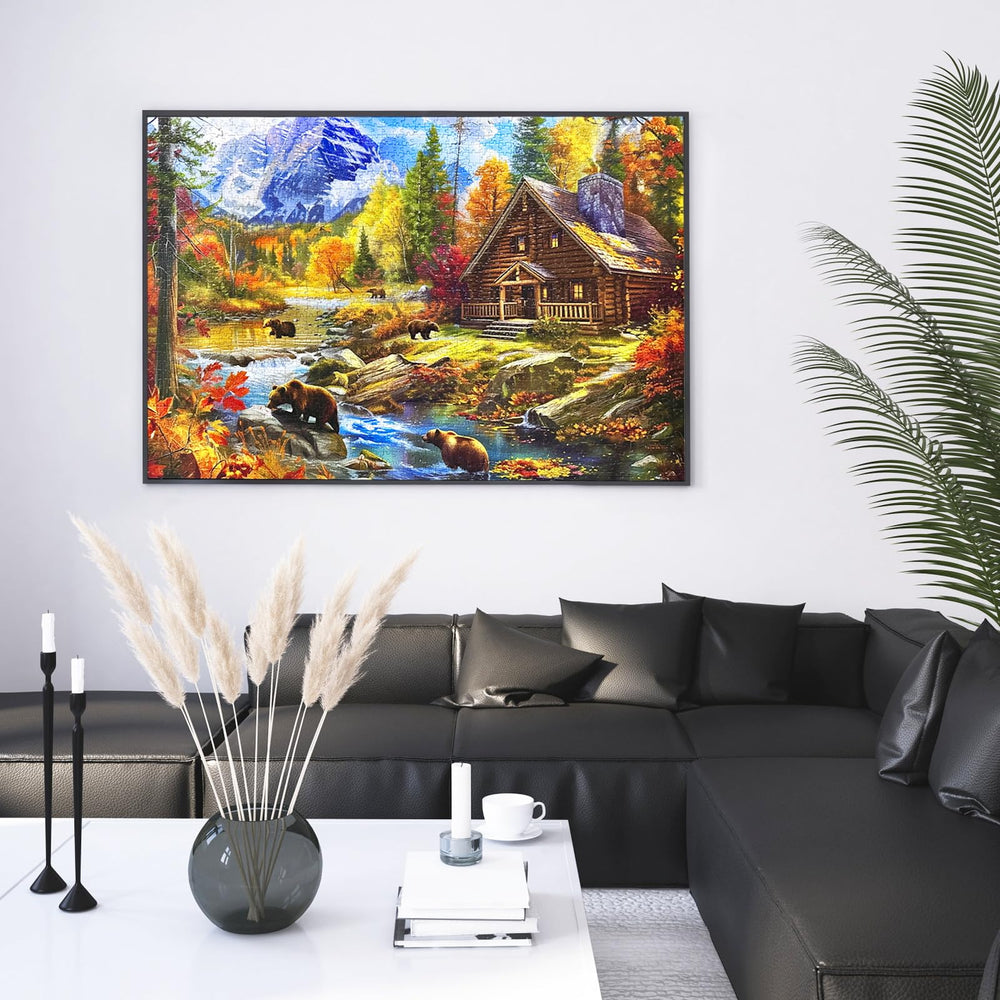 Nattork Bear Village puzzle suitable for adults and kids to enjoy