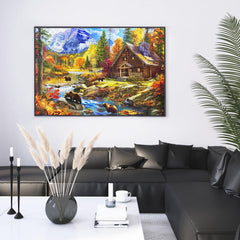 Nattork Bear Village puzzle suitable for adults and kids to enjoy