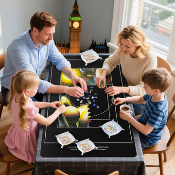 Nattork carry bag makes transport easy for puzzling sessions.