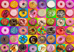 Nattork donuts puzzle box front, inviting family puzzle fun with the 1000-piece challenge.