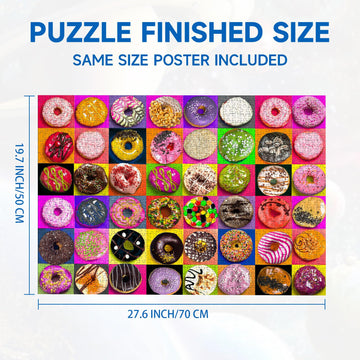 Nattork donuts puzzle family playing together enhances bonding and enjoyment.