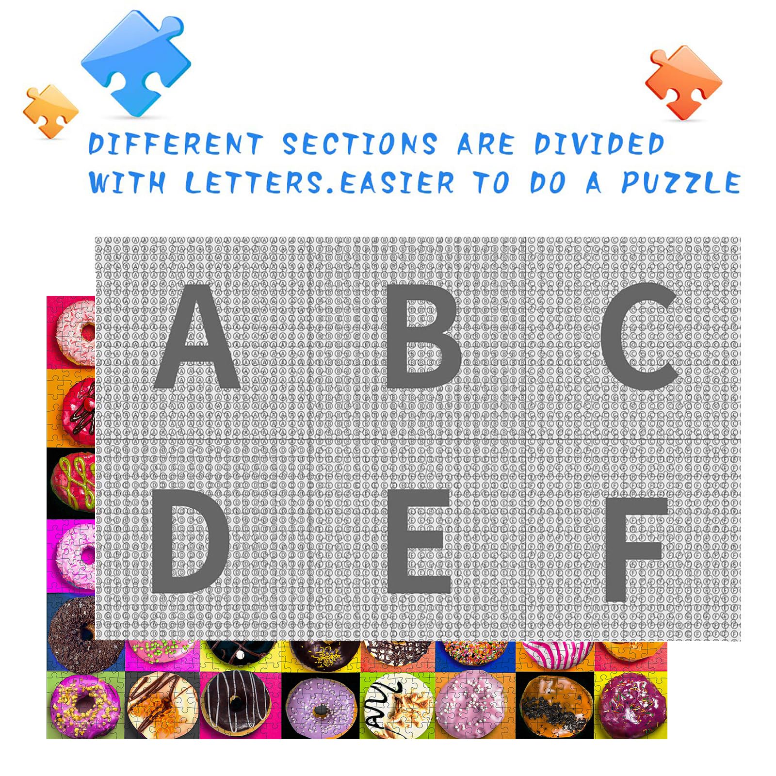 Nattork donuts puzzle gift packaging, a thoughtful present for birthdays or holidays.