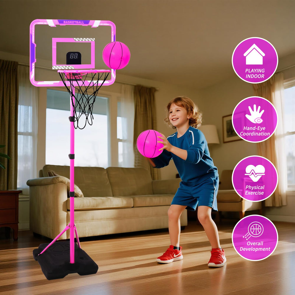Nattork portable setup suitable for indoor and outdoor play.