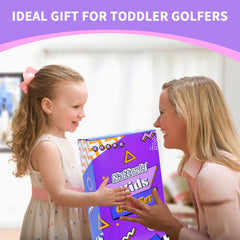 Nattork toddler golf set in action during playtime.