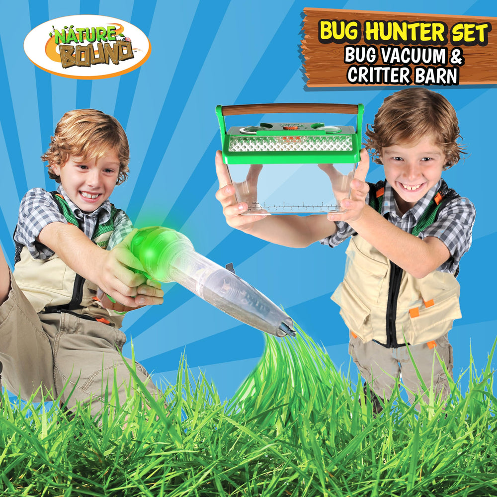 Nature Bound Bug Catcher suction head enables gentle captures of bugs
