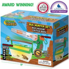 Nature Bound habitat case for close observation of trapped bugs.