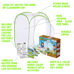 Nature Bound popup habitat setup for classroom style observation