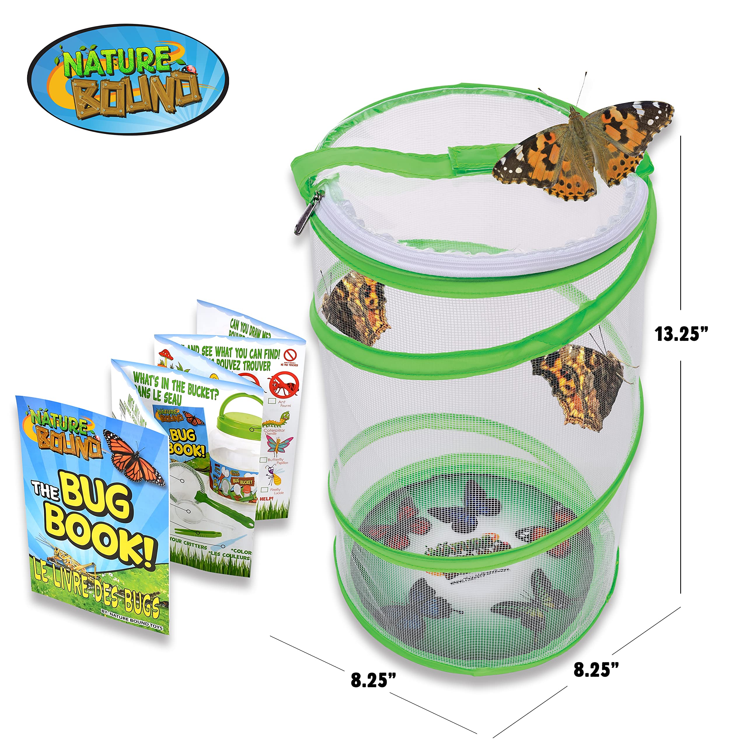 Nature Bound butterfly growing kit voucher pack highlights the caterpillar voucher for hands-on learning