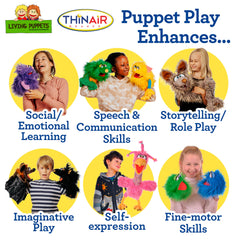 Nature Bound Living Puppets Pik Hedgehog classroom use supports learning through puppetry