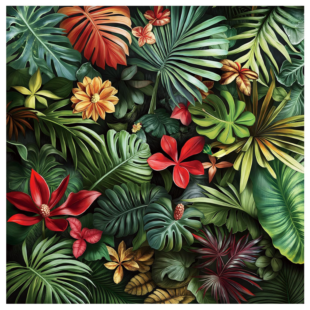 Naturelish 1000-piece puzzle with green nature plant, ideal for focused relaxation and wall art.