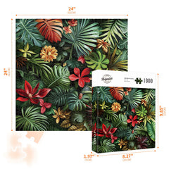 Naturelish tropical rainforest artwork puzzle for immersive play and striking decor.