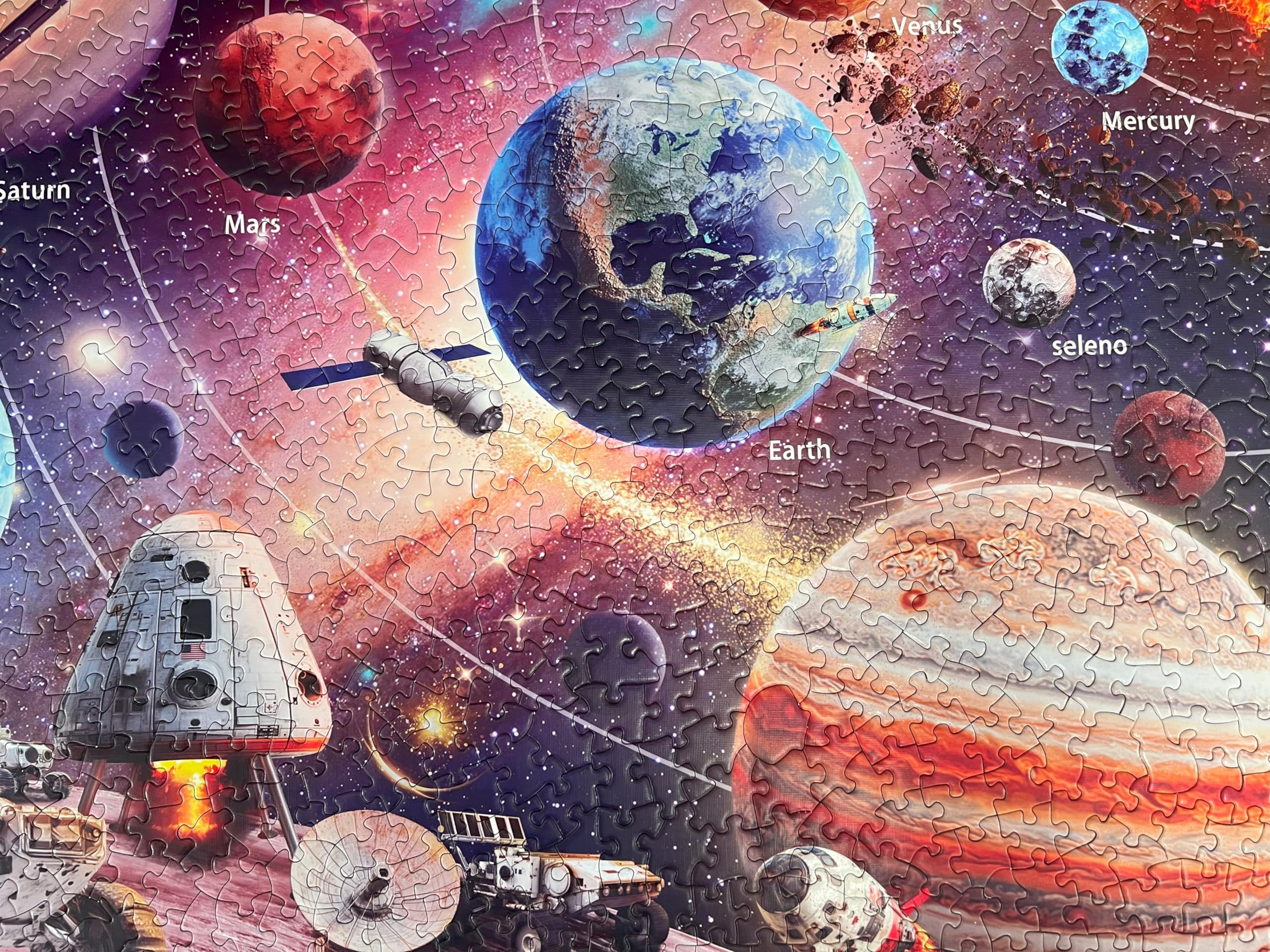 Naturelish space-enthusiast gift puzzle delights science and art lovers.