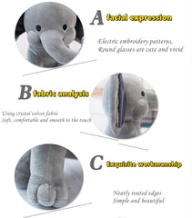 NatureMan elephant plush gift for birthdays or holidays, a charming keepsake.