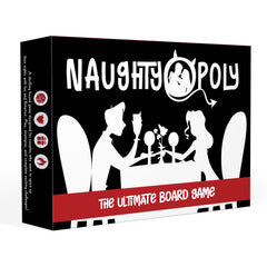 Naughtyopoly travel ready case, easy to bring on trips or stays.