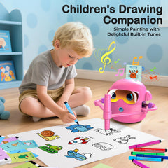 NAUQUOHZ drawing robot with colored markers boosts creative expression