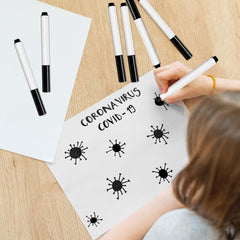 NAUQUOHZ drawing-pen brush-set with 8 proprietary black brushes for varied line styles.