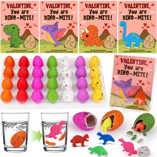 NAWITDA 28-pack valentines eggs ready for classroom gifting