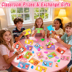 NAWITDA valentines card back notes—space for personal messages by kids.