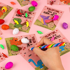 NAWITDA valentines cards with dinosaur designs for easy sharing