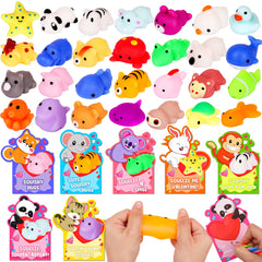 NAWITDA valentines cards for kids with kawaii heart designs for classroom exchanges.