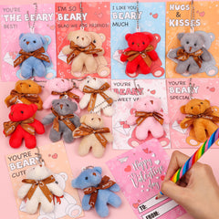 NAWITDA mini plush bears with attached keychains ready to share