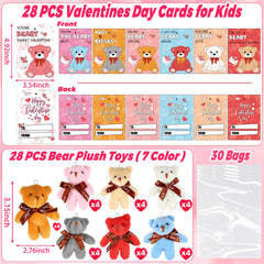 NAWITDA valentines cards feature bear designs for personal messages