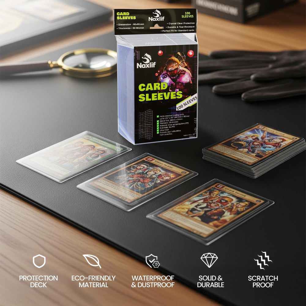 Naxlif durable PP material protects cards from bends and moisture