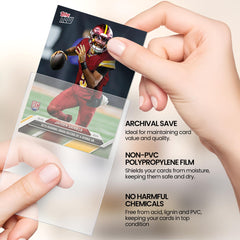 Naxlif versatile sleeves for sports and collectible cards